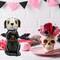 Dia De Los Muertos Dog Figurine, Day of The Dead Standing Decoration for Home, Halloween Sugar Skull Decor, 9 Inches